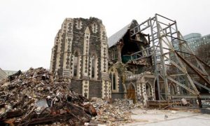 ChristChurch cathedral during a media tour