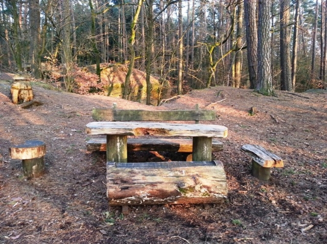 Bench at Castle Quarry Overlook